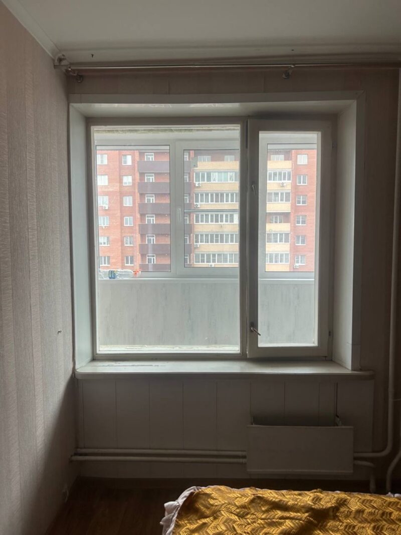 Установка окон, до