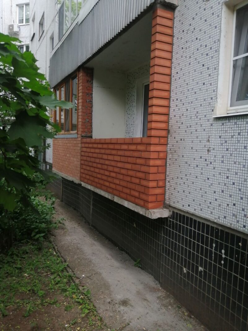 Балкон под ключ, в процессе работ